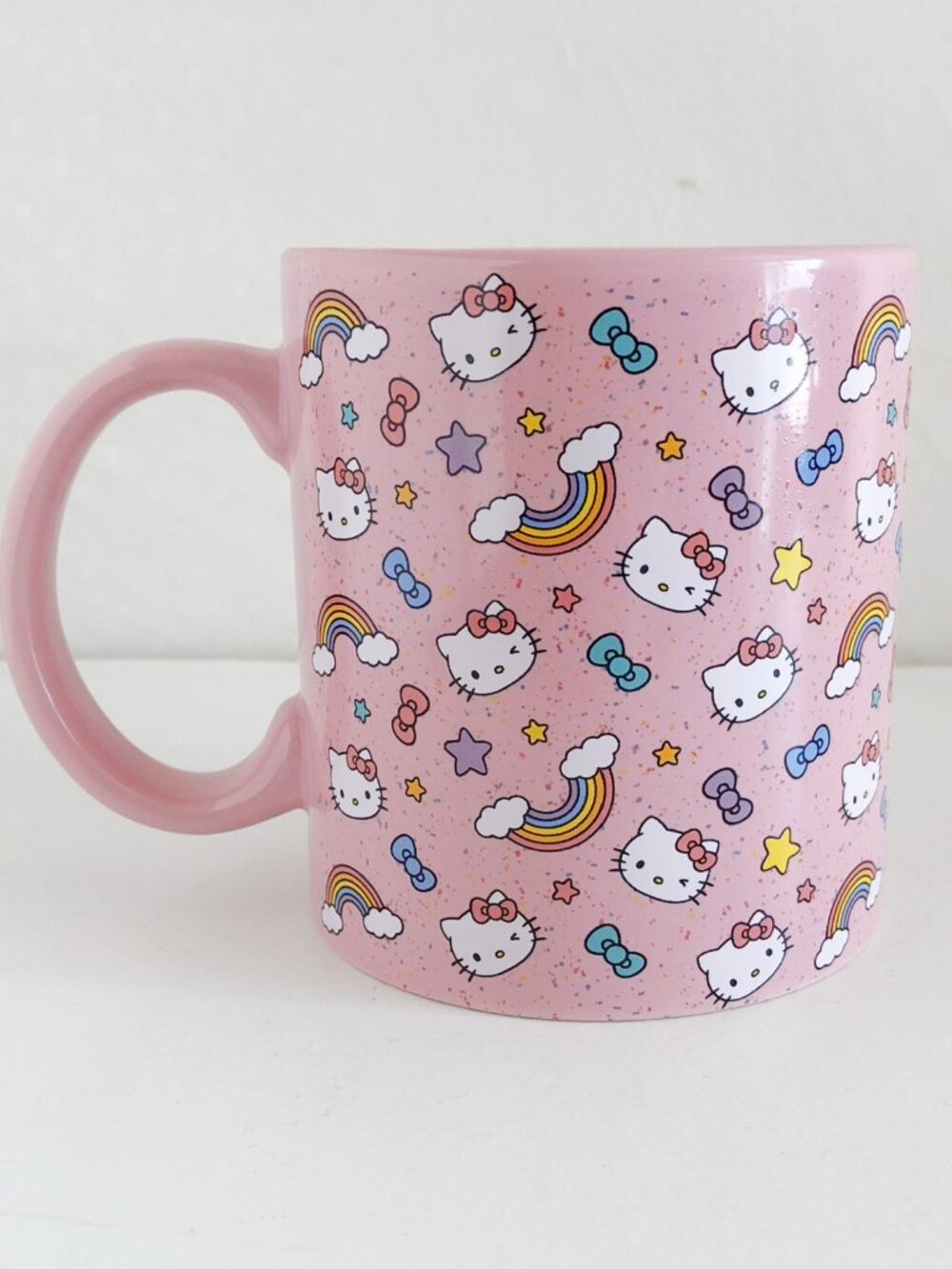 Sanrio Hello Kitty Star Toss Pink Ceramic Mug